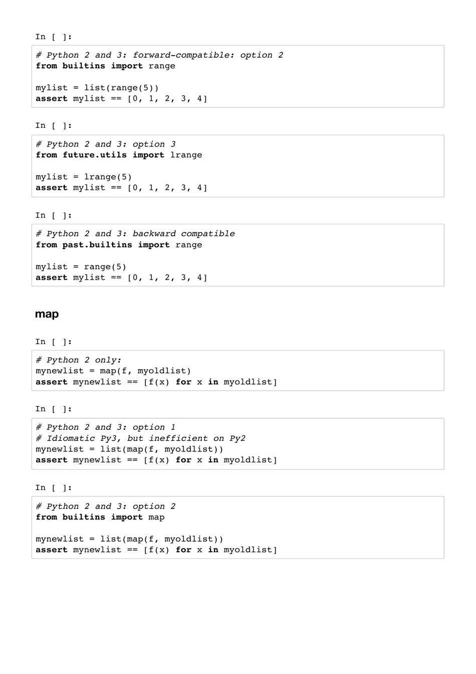 Python Cheat Sheet - Writing Python 2-3 Compatible Code Download ...