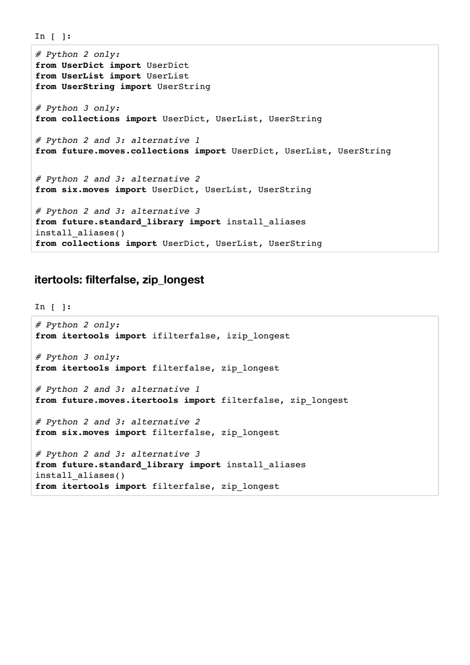 Python Cheat Sheet - Writing Python 2-3 Compatible Code Download ...