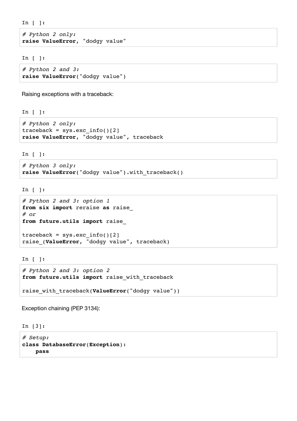 Python Cheat Sheet - Writing Python 2-3 Compatible Code Download ...