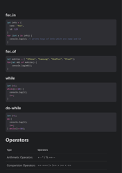 Javascript Cheatsheet - Black, Page 6