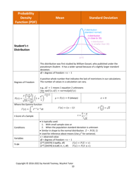 Harold&#039;s Statistical Distributions Cheat Sheet, Page 10