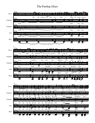 The Parting Glass Sheet Music