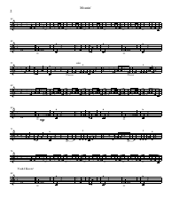 Charles Mingus, John Diaz - Moanin Baritone Sax. Sheet Music, Page 2