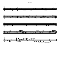 Charles Mingus, John Diaz - Moanin Baritone Sax. Sheet Music, Page 3