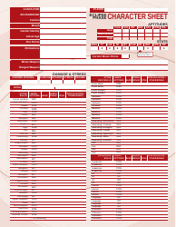 Document preview: Eclipse Phase Character Sheet
