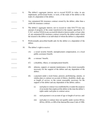 Claim for Exemptions and Request for Hearing - Tennessee, Page 2