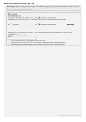 Form F1855 Approved Person Application (New and Additional Vehicle Modification Codes) Approved Person Scheme - Queensland, Australia, Page 4