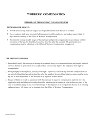 First Report of Occupational Injury or Disease - Delaware, Page 2