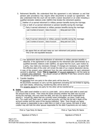 Form DR-100 Petition for Dissolution of Marriage (No Minor Children) - Alaska, Page 6