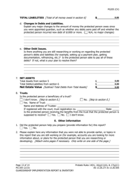 Form PG-205 Guardianship Implementation Report and Inventory - Alaska, Page 14
