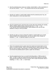 Form PG-205 Guardianship Implementation Report and Inventory - Alaska, Page 4