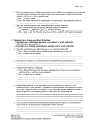 Form PG-205 Guardianship Implementation Report and Inventory - Alaska, Page 5