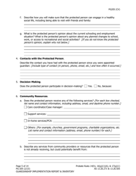 Form PG-205 Guardianship Implementation Report and Inventory - Alaska, Page 6