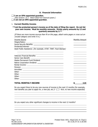Form PG-205 Guardianship Implementation Report and Inventory - Alaska, Page 8