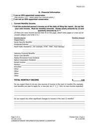 Form PG-220 Conservatorship Mplementation Report and Inventory - Alaska, Page 5