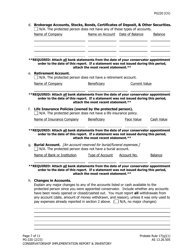 Form PG-220 Conservatorship Mplementation Report and Inventory - Alaska, Page 8