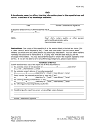 Form PG-230 Final Conservatorship Report - Alaska, Page 12