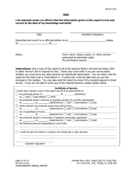 Form PG-210 Guardianship Annual Report - Alaska, Page 17