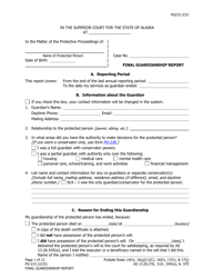 Form PG-215 Final Guardianship Report - Alaska, Page 2