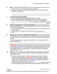 Form P-330 Request to Start Formal Probate and Appoint a Personal Representative When There Is No Will (Petition for Adjudication of Intestacy, Determination of Heirs, and Appointment of Personal Representative in a Formal Proceeding) - Alaska, Page 2