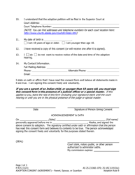 Form P-415 Adoption Consent (Agreement) - Parent, Spouse, or Guardian - Alaska, Page 3