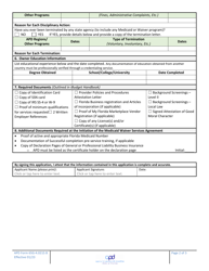 APD Form 65G-4.0215 B Regional Ibudget Provider Enrollment Application - Non-wsc - Florida, Page 2