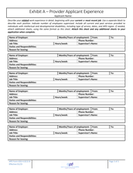APD Form 65G-4.0215 B Regional Ibudget Provider Enrollment Application - Non-wsc - Florida, Page 3