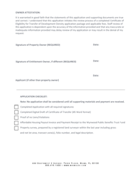 Application for Certificate of Transfer - Affordable Housing Payout Within Nrd-1 - City of Miami, Florida, Page 2