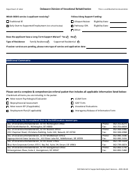Referral for Supported Employment Services - Delaware, Page 2