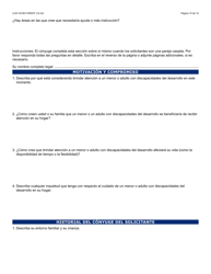 Formulario LCR-1031B-S Hogar De Desarrollo Para Menores O Adultos Guia De Evaluacion Del Cuidador - Arizona (Spanish), Page 10