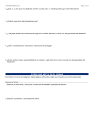 Formulario LCR-1031B-S Hogar De Desarrollo Para Menores O Adultos Guia De Evaluacion Del Cuidador - Arizona (Spanish), Page 6