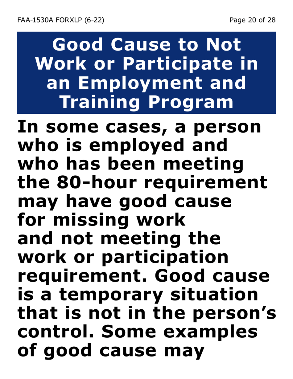 Form FAA-1530A-XLP Abawd Participation and Referral - Extra Large Print - Arizona, Page 20