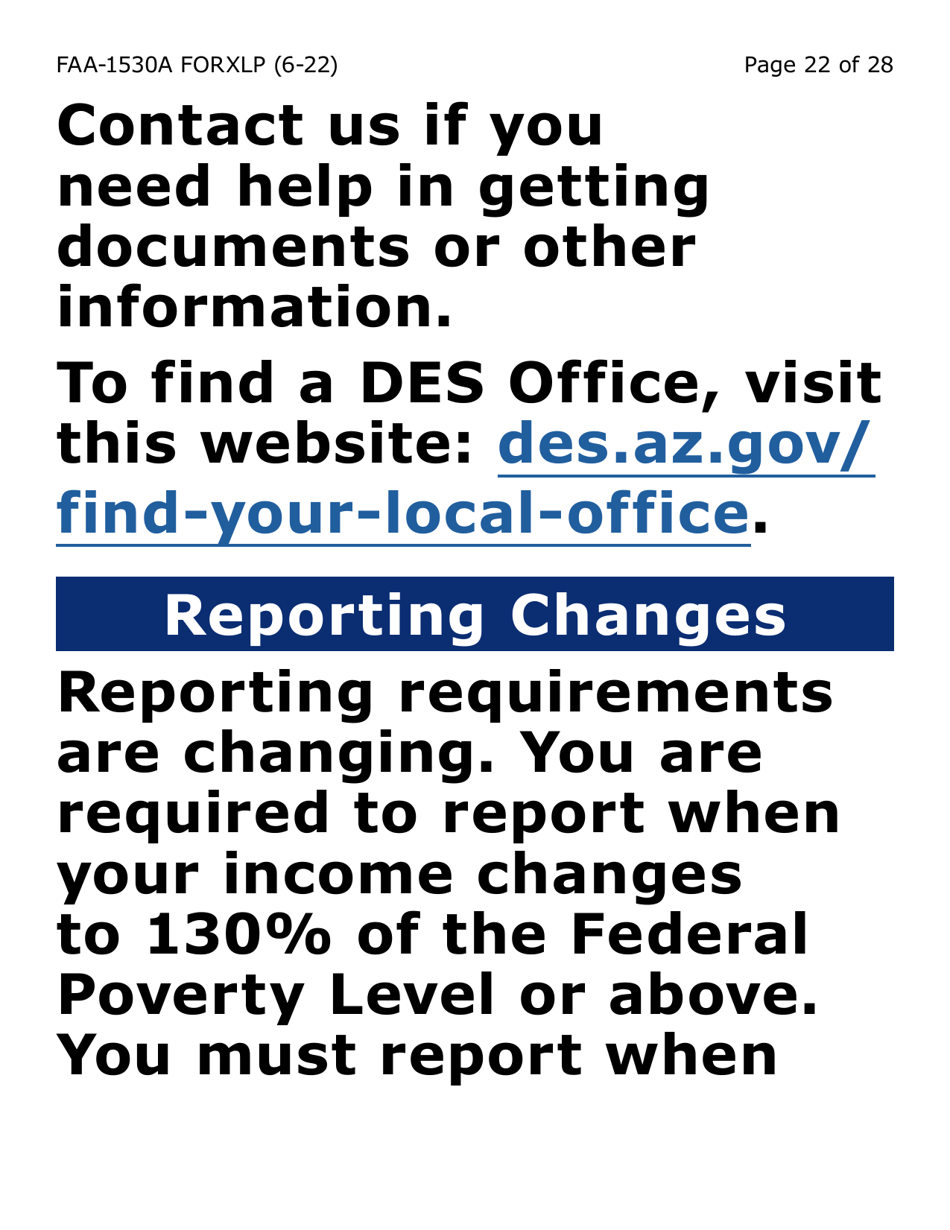 Form FAA-1530A-XLP Abawd Participation and Referral - Extra Large Print - Arizona, Page 22