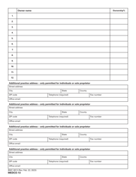 Form MEDCO-13 (BWC-3913) Application for Provider Enrollment and Certification - Ohio, Page 6