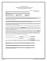 Form 102-4071 Application for Permits to Mine in Alaska (Apma) - Alabama, Page 29
