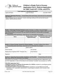 Children&#039;s Single Point of Access Application - Monroe County, New York, Page 14