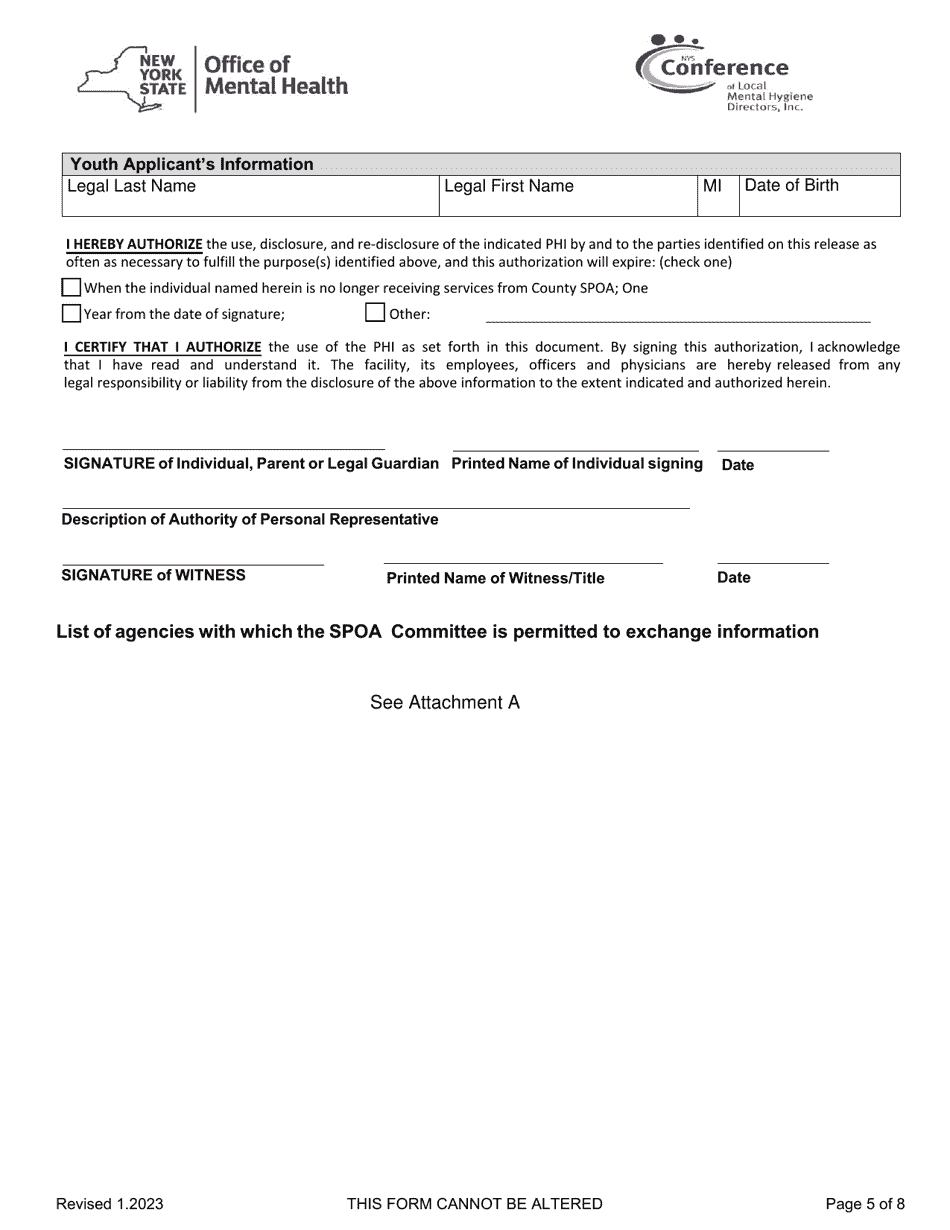 Childrens Single Point of Access Application - Monroe County, New York, Page 5