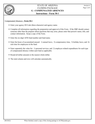 Form 30 Section G Closing Package - Compensated Absences - Arizona, Page 2