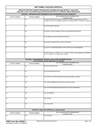 AFMC Form 564 Iirp Formal Package Approval