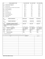 AFMC Form 453B Contract Line Item Data, Page 2