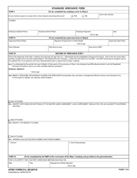 Document preview: AFMC Form 913 Standard Grievance Form