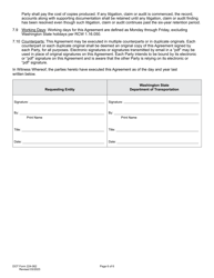 DOT Form 224-062 Utility Construction Agreement - Work by Wsdot - Utility Cost - Washington, Page 6