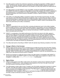 DOT Form 224-072 Utility Preliminary Engineering Agreement - Work by Utility - Wsdot Cost - Washington, Page 2