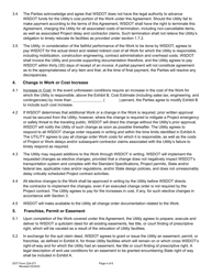 DOT Form 224-071 Utility Construction Agreement - Work by Wsdot - Shared Cost - Washington, Page 4