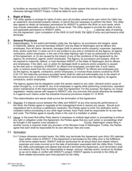 DOT Form 224-301 Utility Preliminary Engineering Agreement - Work by Wsdot - Utility Cost - Washington, Page 3