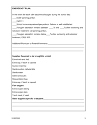 Individualized Health Plan Template - Trach Care - Oklahoma, Page 3