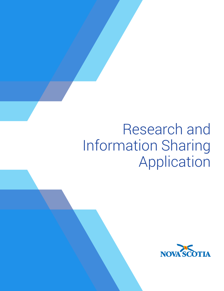 Research and Information Sharing Application - Nova Scotia, Canada, Page 1