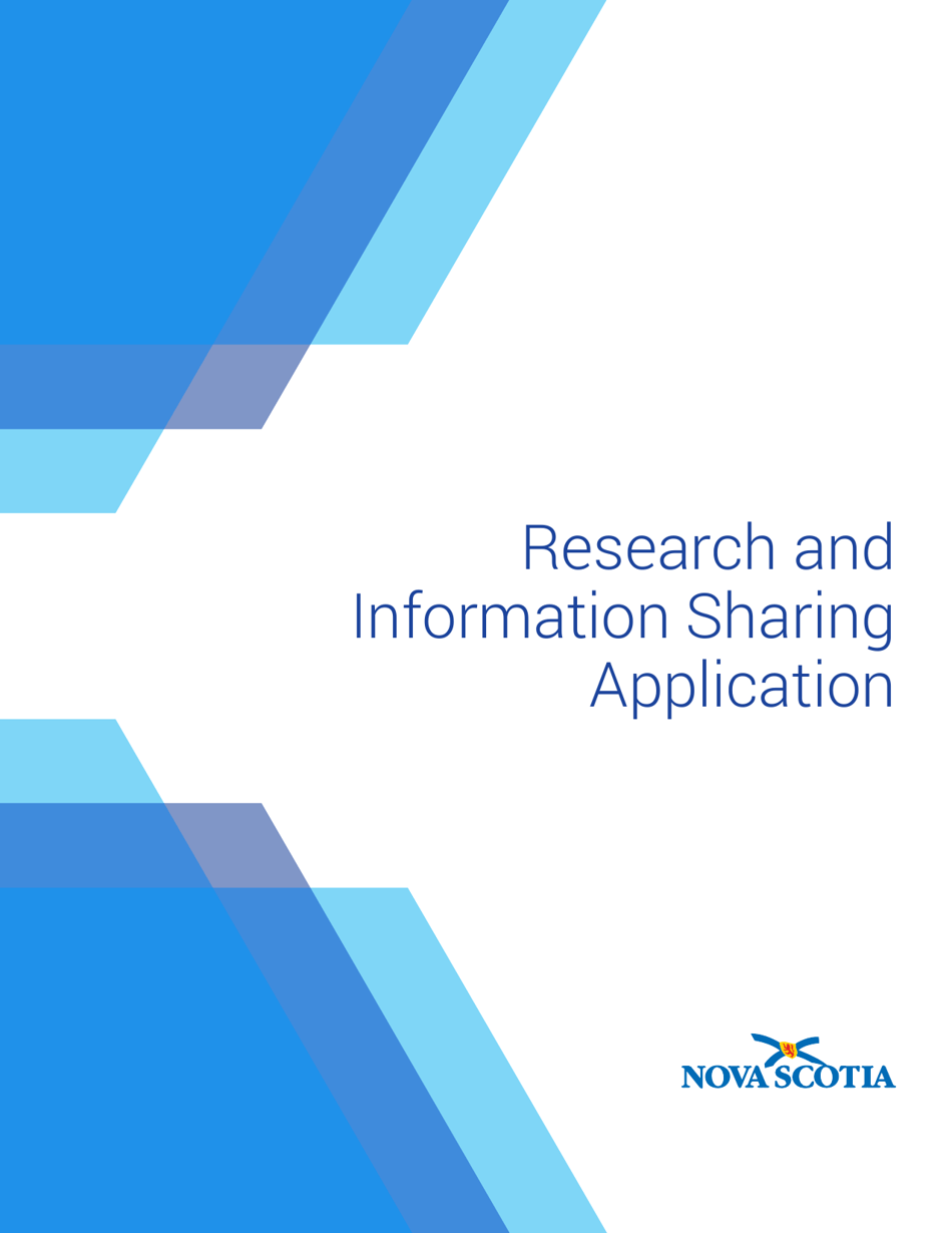 Nova Scotia Canada Research and Information Sharing Application - Fill