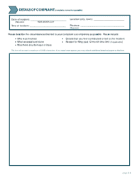 Public Complaint Form - Canada, Page 3