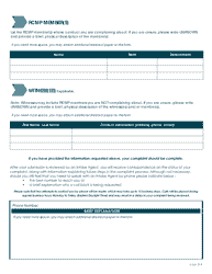 Public Complaint Form - Canada, Page 4
